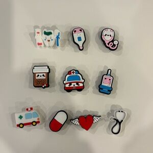 Cute Medical-Themed Shoe Charms for Crocs